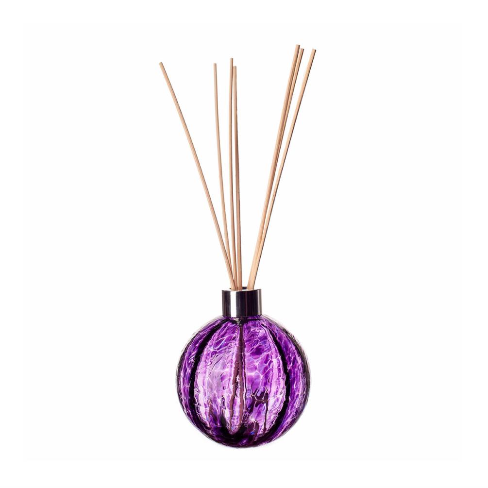 Amelia Art Glass Violet Iris Sphere Optic Reed Diffuser £15.74